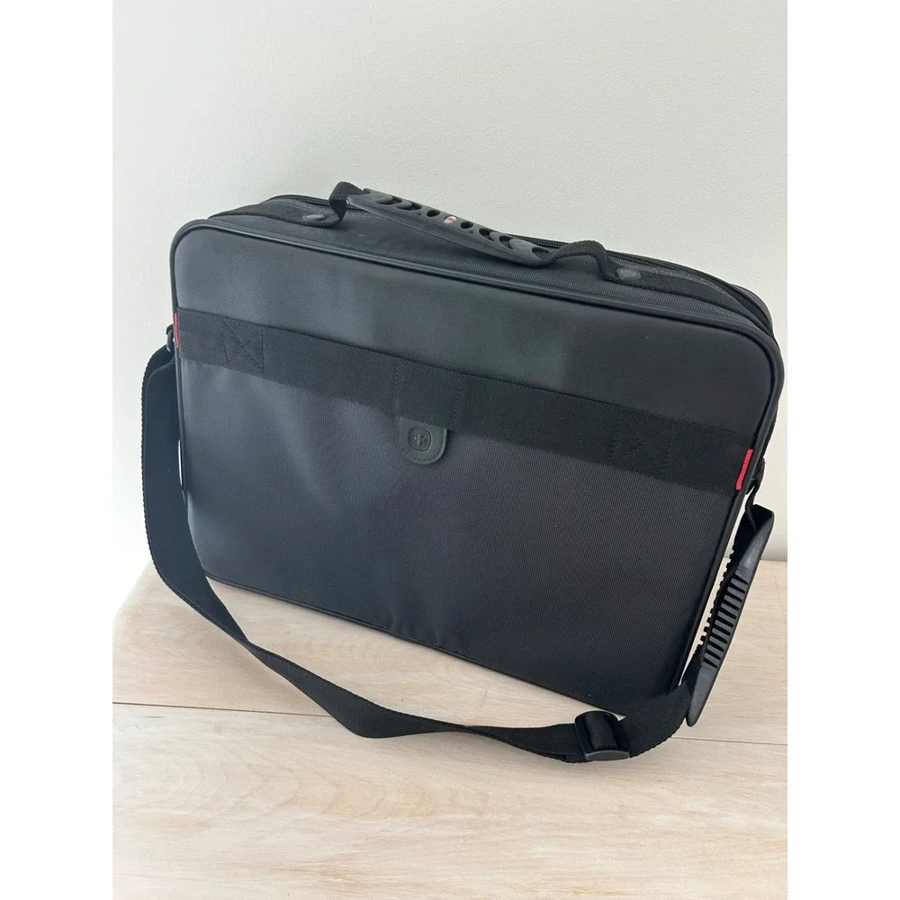 Wenger Swiss Army Laptop Briefcase Black Checkpoint Friendly Messenger Bag